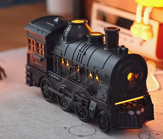 Creative humidifier retro aromatherapy machine small train desktop ornaments essential oil diffuser fragrance spray birthday gift
