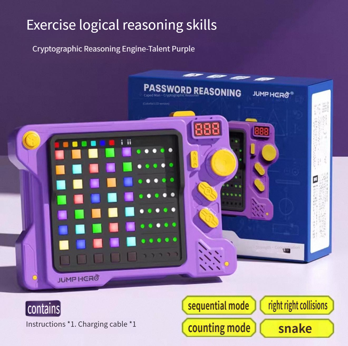 Super electronic reasoning machine cipher machine Yi intelligent children's toys thinking training logic game children's gift