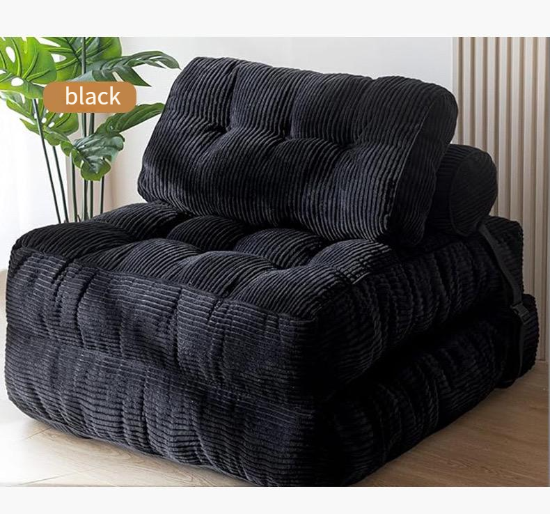 Amazon cross-border compressed vacuum fabric foldable sofa bed minimalist modern home living room lazy sofa