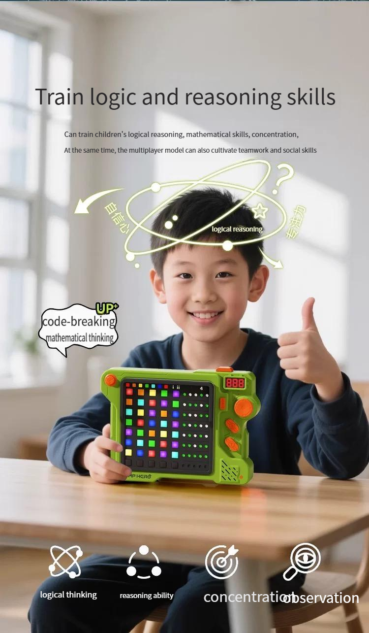 Super electronic reasoning machine cipher machine Yi intelligent children's toys thinking training logic game children's gift