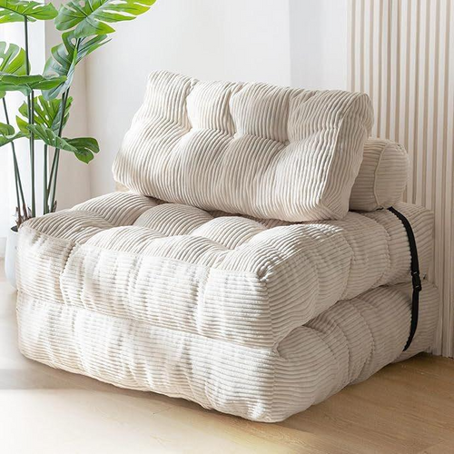 Amazon cross-border compressed vacuum fabric foldable sofa bed minimalist modern home living room lazy sofa