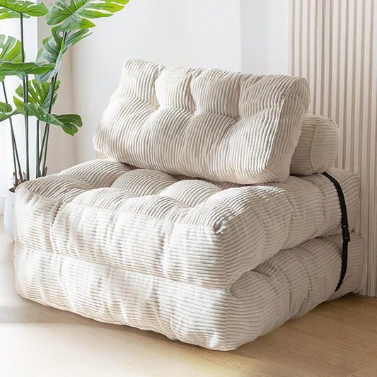 Amazon cross-border compressed vacuum fabric foldable sofa bed minimalist modern home living room lazy sofa
