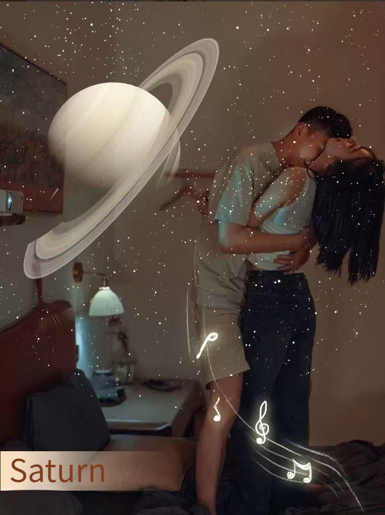 Starry sky music box starry sky projector sleep romantic atmosphere lamp full of stars couple children birthday Christmas gift