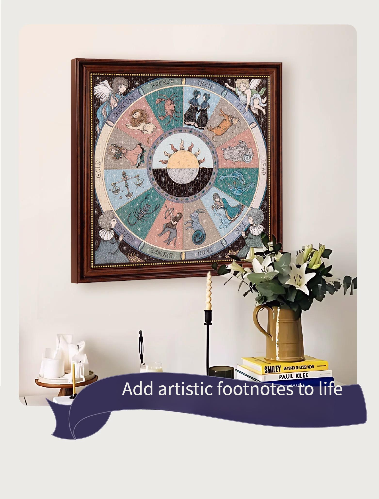 Wheel of Fortune 500-piece puzzle for couples, girlfriends, and adults to relieve stress and learn