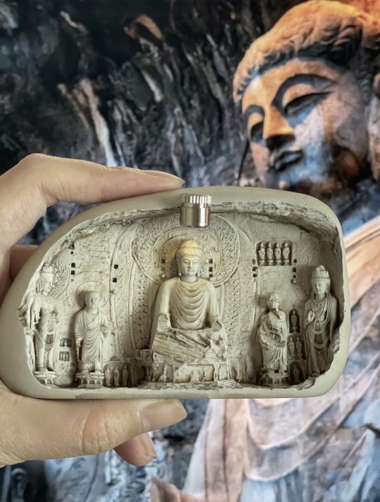China Longmen Grottoes Fridge Magnet