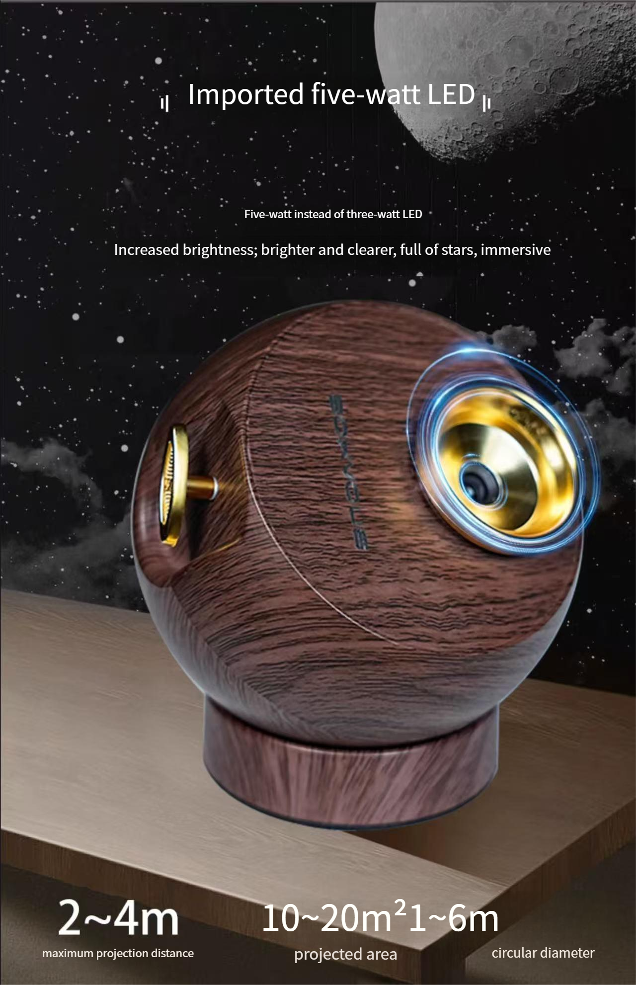 Starry sky music box starry sky projector sleep romantic atmosphere lamp full of stars couple children birthday Christmas gift