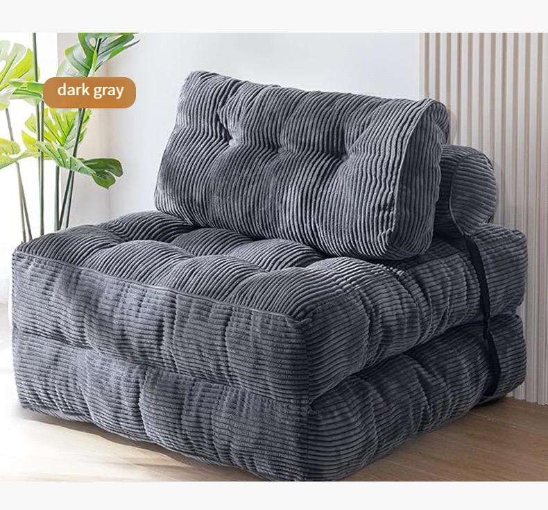 Amazon cross-border compressed vacuum fabric foldable sofa bed minimalist modern home living room lazy sofa