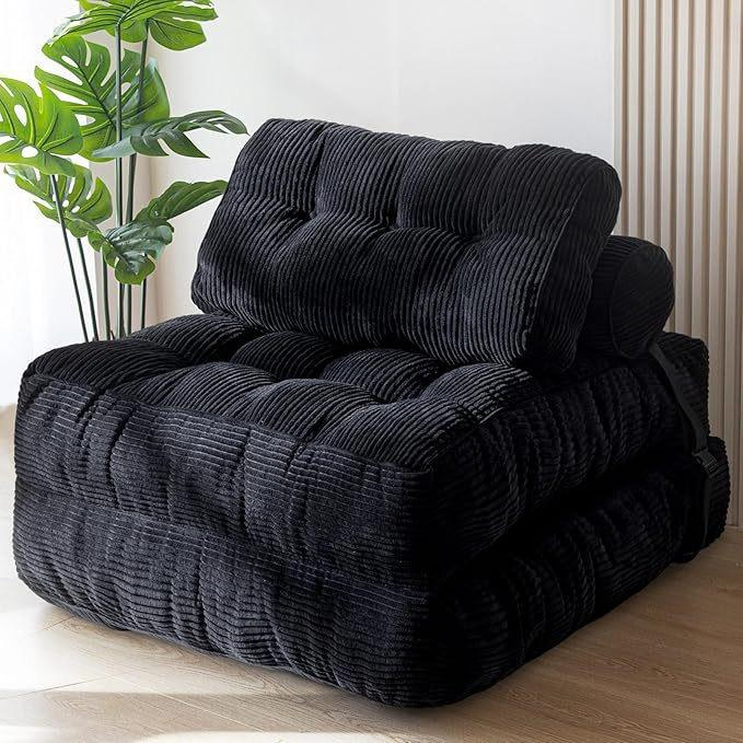 Amazon cross-border compressed vacuum fabric foldable sofa bed minimalist modern home living room lazy sofa