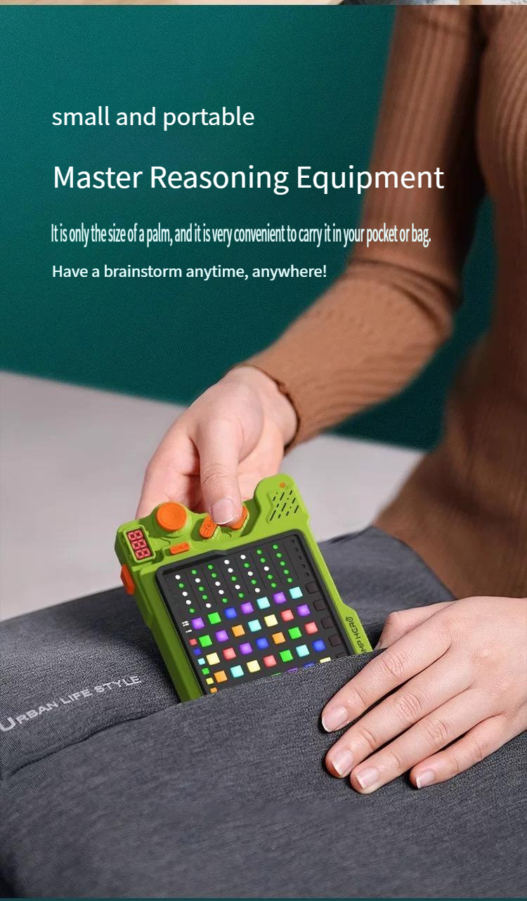 Super electronic reasoning machine cipher machine Yi intelligent children's toys thinking training logic game children's gift