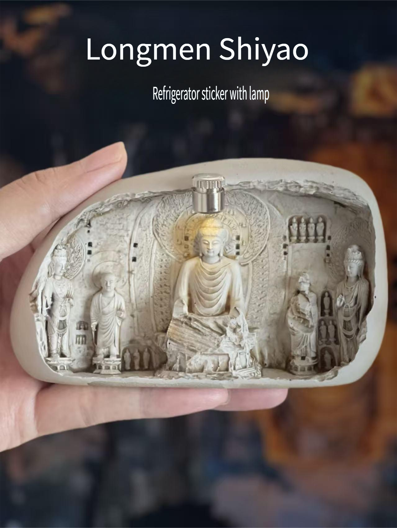 China Longmen Grottoes Fridge Magnet