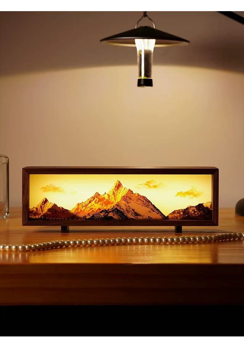 Meili Snow Mountain Sunshine Golden Mountain Atmosphere Light, a good gift for your partner