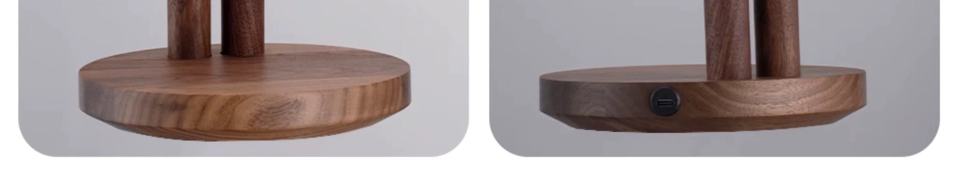 Moon punishment standing desk lamp birthday gift bedroom bedside atmosphere lamp table with solid wood ornaments charging infinite brightness