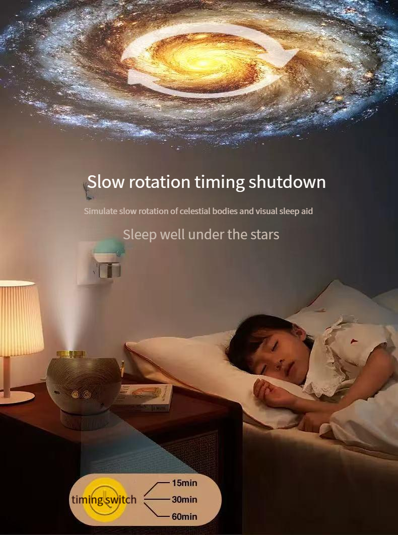 Starry sky music box starry sky projector sleep romantic atmosphere lamp full of stars couple children birthday Christmas gift