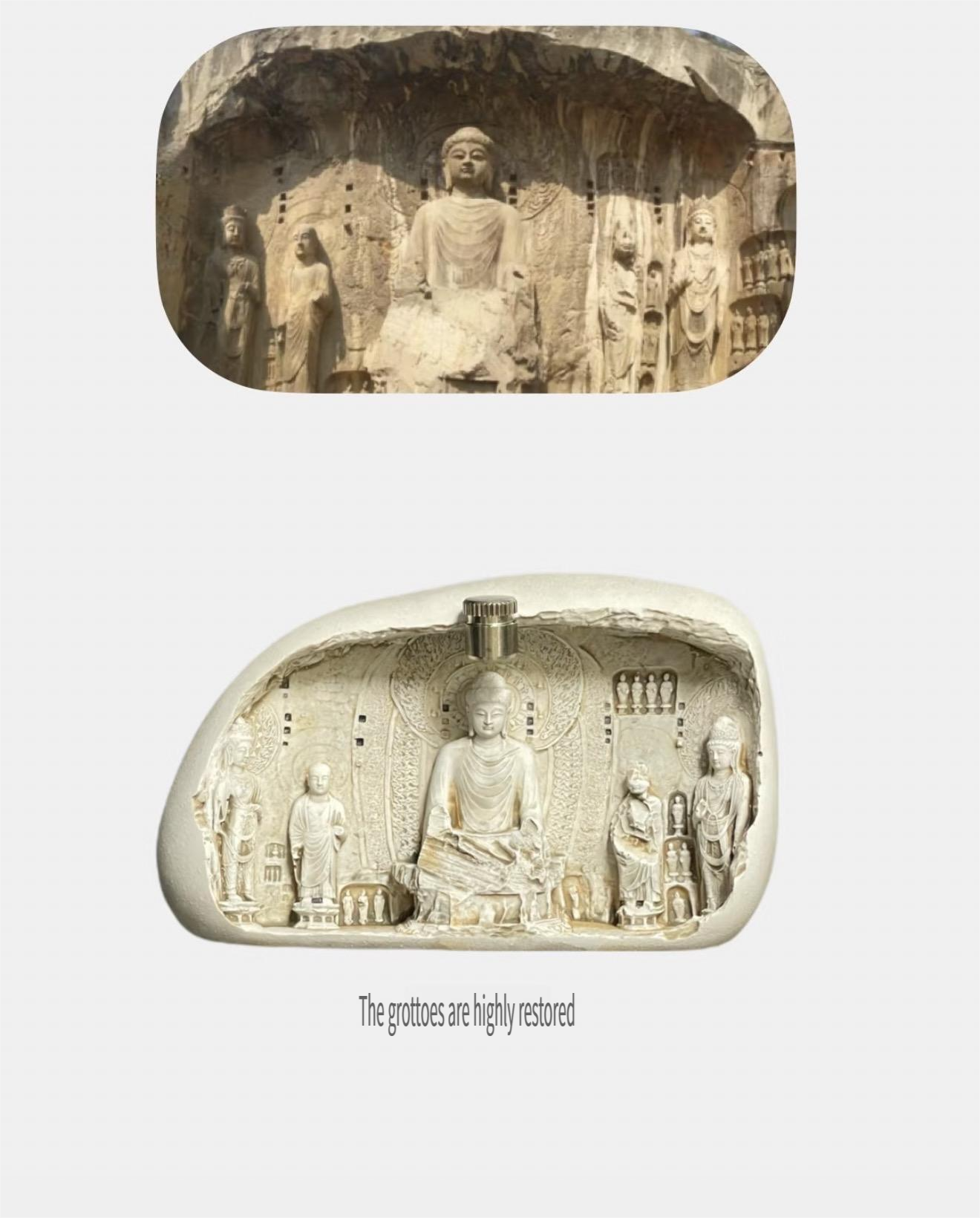 China Longmen Grottoes Fridge Magnet