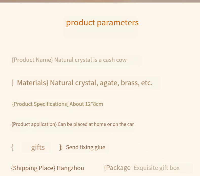 Natural crystal fortune tree Pixiu treasure gathering fortune ornaments