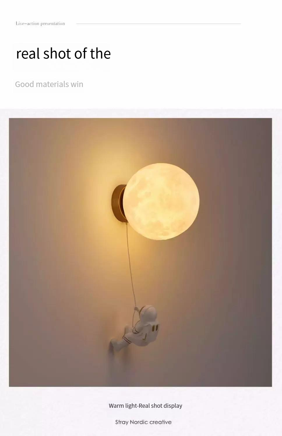 Lunar Astronaut Night Light