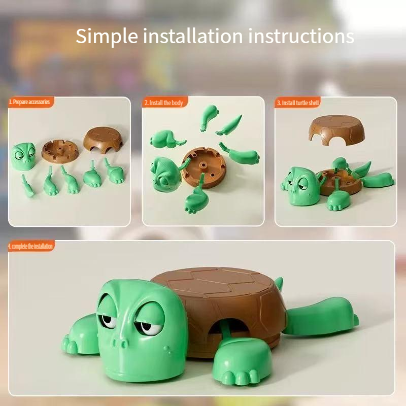 Creative turtle water coaster pressing pressure glaring turtle decompression toy office decompression artifact boring gadget