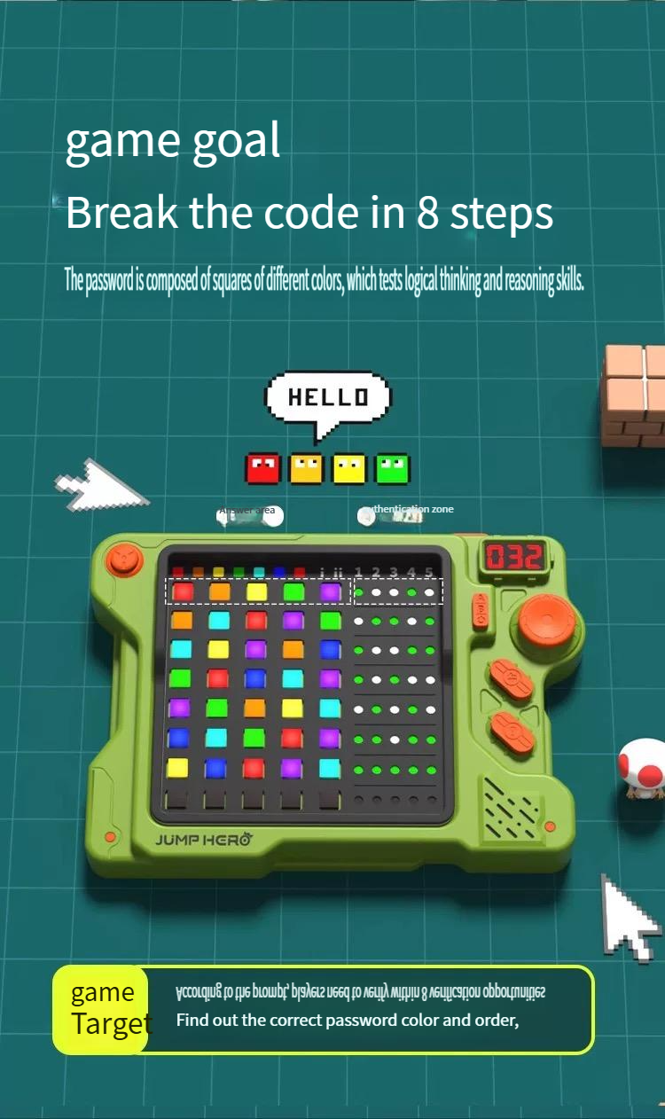 Super electronic reasoning machine cipher machine Yi intelligent children's toys thinking training logic game children's gift