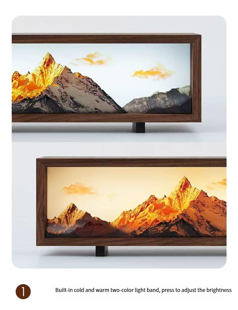 Meili Snow Mountain Sunshine Golden Mountain Atmosphere Light, a good gift for your partner