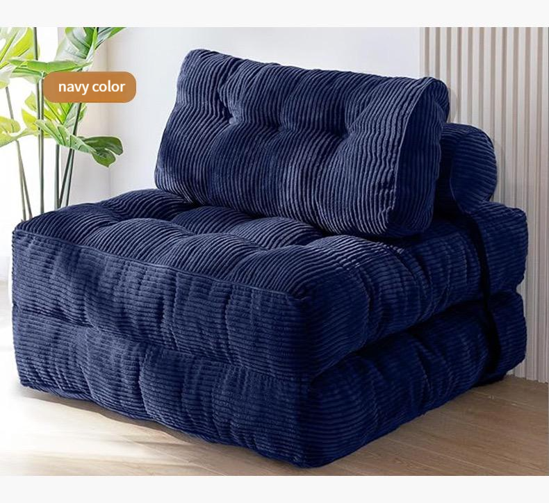 Amazon cross-border compressed vacuum fabric foldable sofa bed minimalist modern home living room lazy sofa