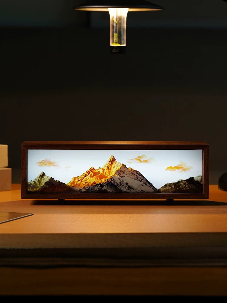 Meili Snow Mountain Sunshine Golden Mountain Atmosphere Light, a good gift for your partner