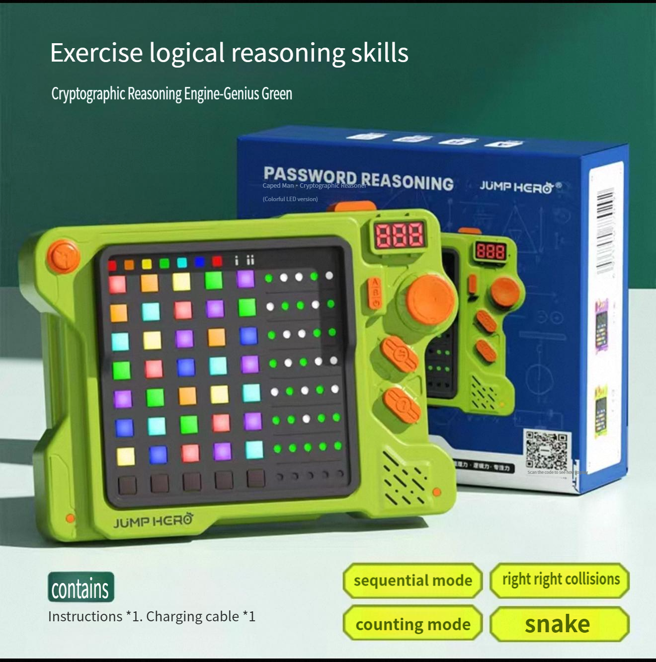 Super electronic reasoning machine cipher machine Yi intelligent children's toys thinking training logic game children's gift