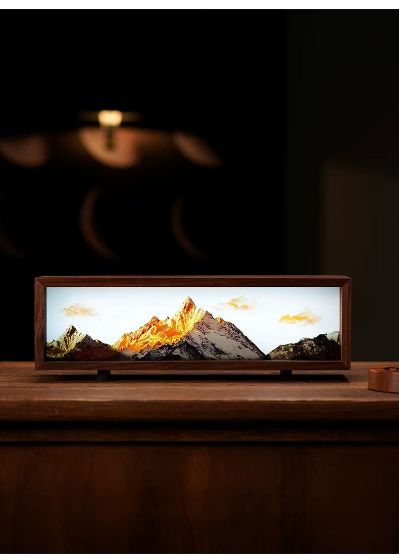Meili Snow Mountain Sunshine Golden Mountain Atmosphere Light, a good gift for your partner